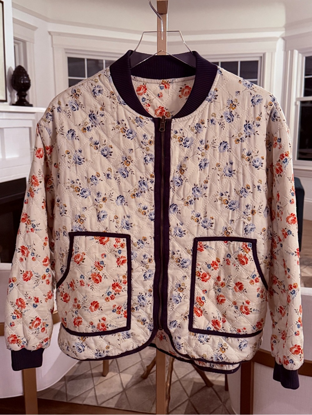 THE GREAT Reversible Quilted Jacket